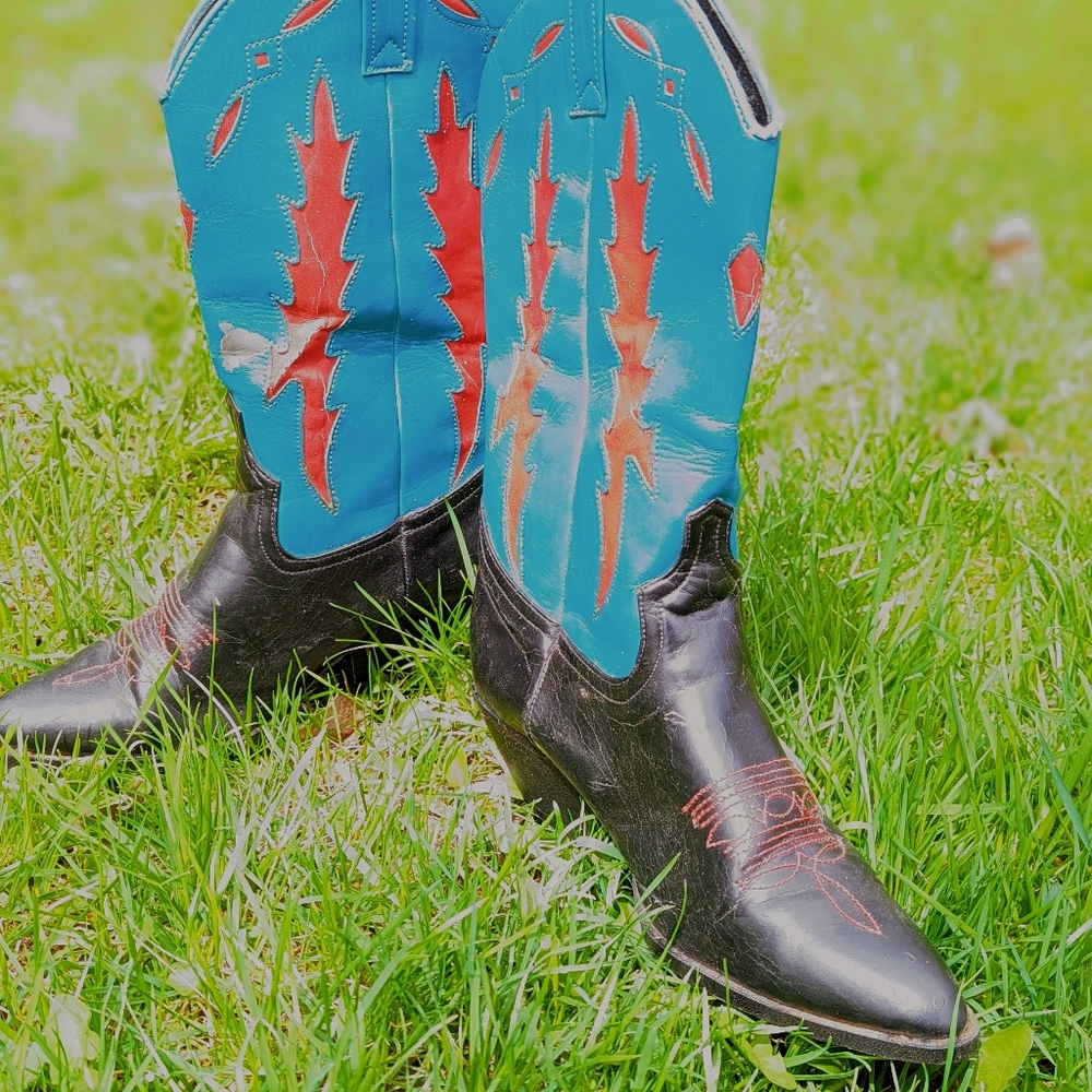 Vintage Honky Tonk Cowboy Boots
